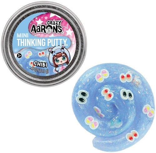 Crazy Aaron's Mini Thinking Putty Chibi, 2'' Tin