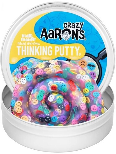 Crazy Aaron's Thinking Putty Mixed Emotions, 4'' Full Size Tin