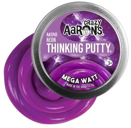 Crazy Aaron's Mini Thinking Putty Mega Watt, Mini 2'' Tin