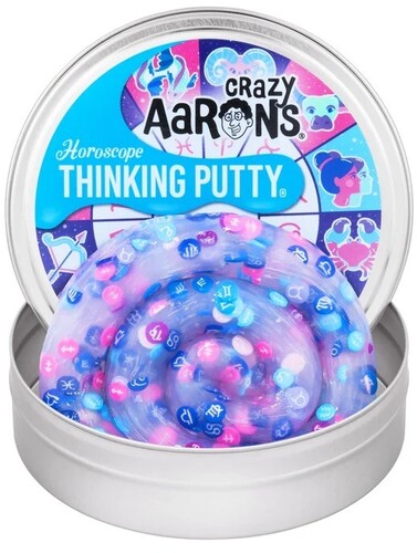 Crazy Aaron's Thinking Putty Horoscope, 4'' Full Size Tin