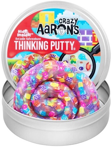 Crazy Aaron's Thinking Putty Arcade Adventure, 4'' Full Size Tin