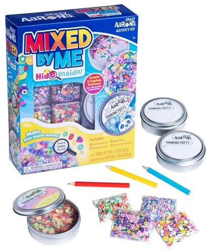Crazy Aaron's Thinking Putty Mixed by Me Hide Inside