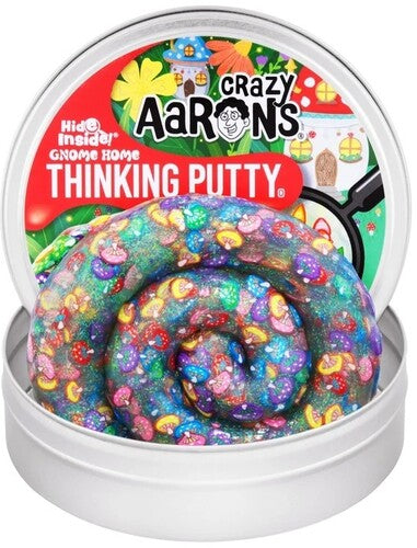 Crazy Aaron's Thinking Putty Gnome Home, 4'' Full Size Tin