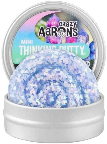 Crazy Aaron's Mini Thinking Putty Mystic Crystal, Mini 2'' Tin