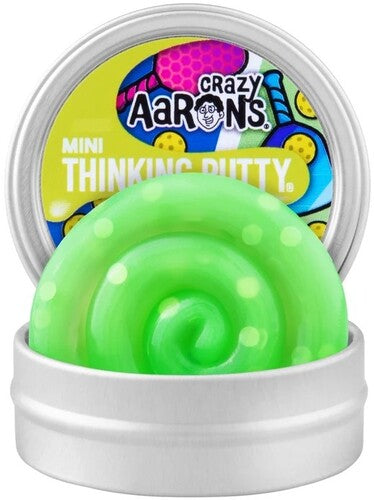 Crazy Aaron's Mini Thinking Putty Pickleball, Mini 2'' Tin