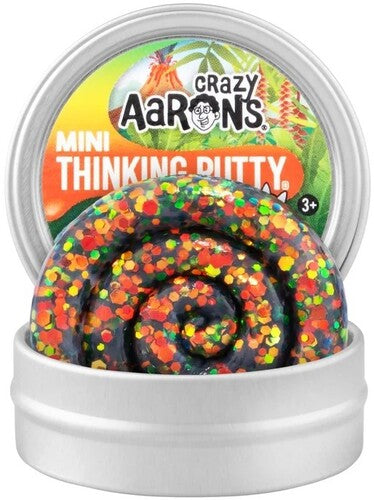 Crazy Aaron's Mini Thinking Putty Triceratops, Mini 2'' Tin