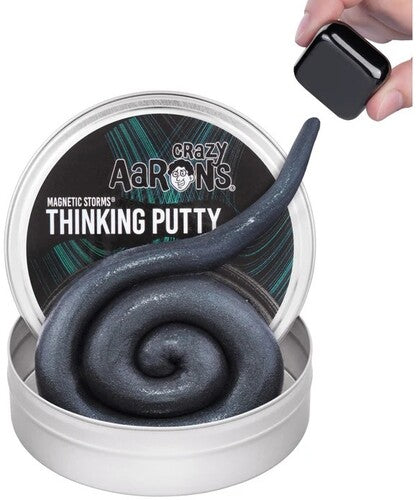 Crazy Aaron's Magnetic Storms Thinking Putty Strange Attractor, 4'' Full Size Tin