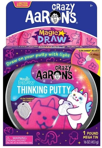 Crazy Aaron's Thinking Putty Magic Draw, 1LB Mega Tin