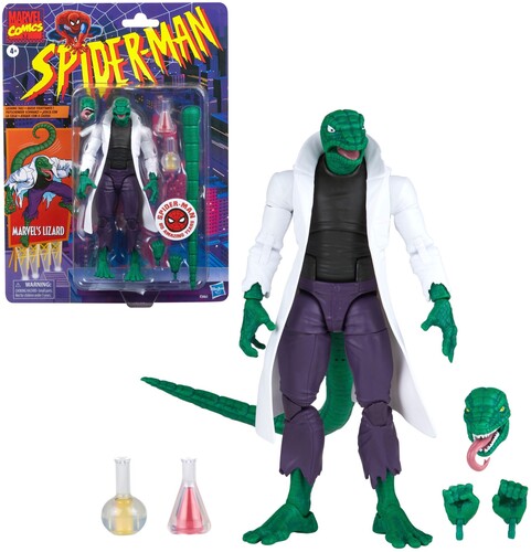 Spider-Man - Marvel Legends: Retro Cardback - Marvel’s Lizard Action Figure