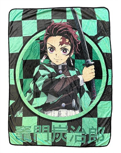Demon Slayer - Tanjiro Kamado 45x60 Fleece Throw Blanket