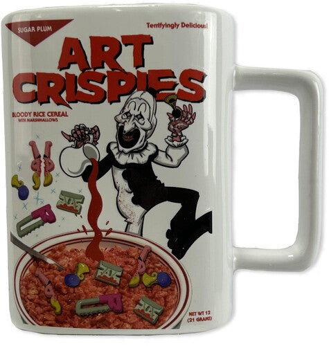 Terrifier - Art Crispies Cereal Box Design 16oz Ceramic Molded Coffee Mug