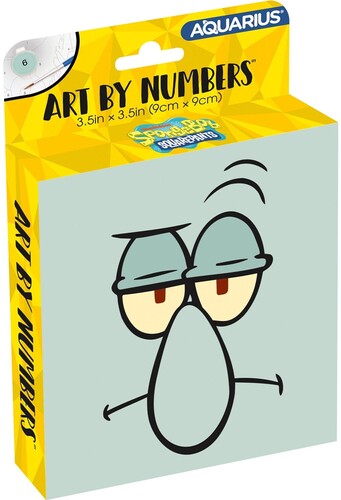 SpongeBob SquarePants - Micro Art by Numbers - Squidward (3.5 x 3.5)