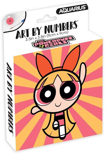 The Powerpuff Girls - Micro Art by Numbers - Blossom (3.5 x 3.5)