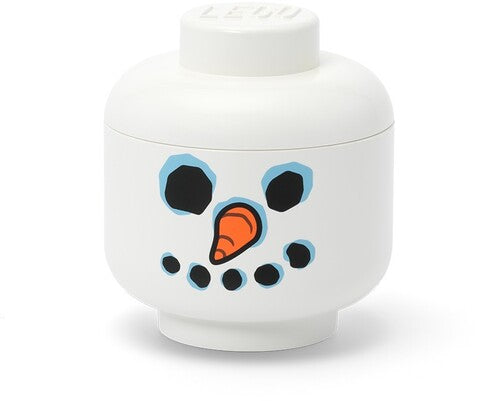 LEGO Small Stackable Storage Head, Snowman