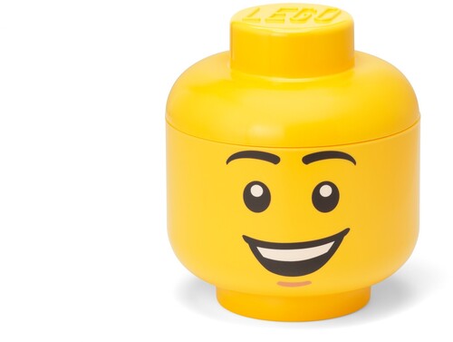 LEGO Small Stackable Storage Head, Happy Boy