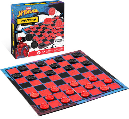 Marvel Spider-Man Checkers Board Game