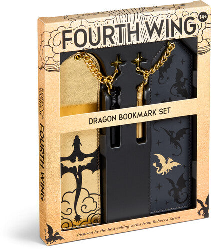 Fourth Wing Dragon Bookmark Set