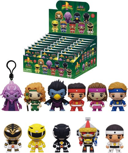 Power Rangers 3d Foam Bag Clip S2 24ct Pdq (Clcb)