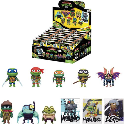 Tmnt Classic 3d Foam Bag Clip S5 24ct Pdq (Clcb)