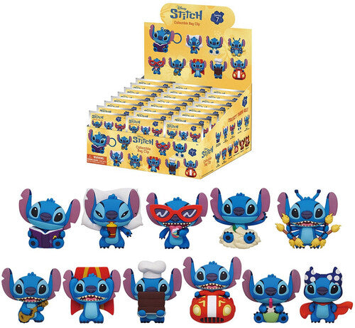 Disney Stitch 3d Foam Bag Clip S7 24ct Pdq (Clcb)