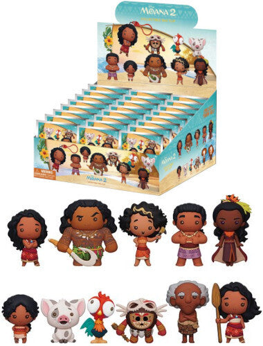 Moana 2 3d Foam Bag Clip 24ct Pdq (Clcb) (Bldp)