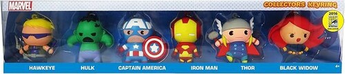 Marvel Avengers Foam Key Ring 6pc Set (Clcb) (Key)