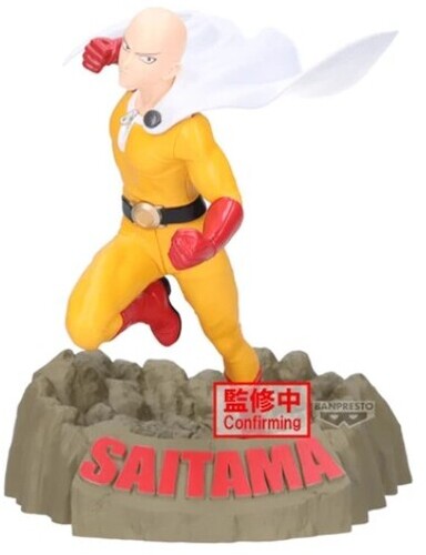 One Punch Man #1 Saitama Crash Base Statue (Vfig)