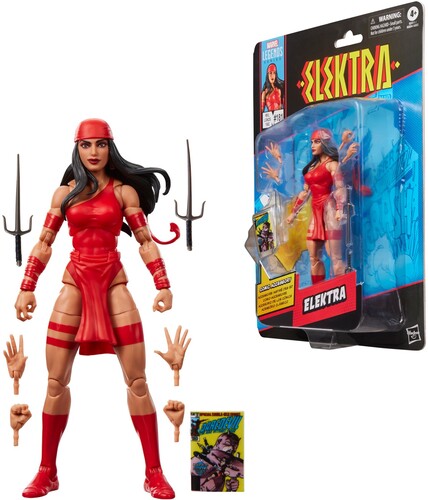 Daredevil #181 (1982) - Marvel Legends - Elektra Action Figure & Comic Accessory