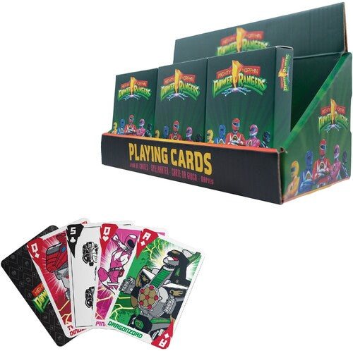 Power Rangers Playing Cards 12ct Pdq Display (Pdq)