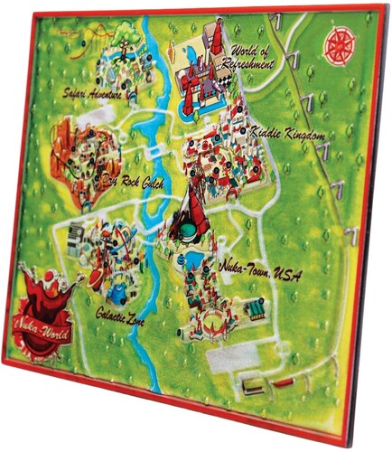 Fallout Ltd Ed Nuka-world Metal Map (Clcb)