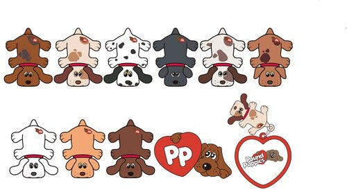 Pound Puppies 3d Foam Bag Clip S1 24ct Pdq (Clcb)