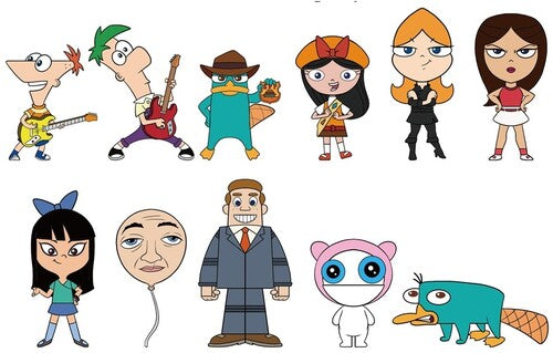 Phineas & Ferb - 3D Foam Bag Clip - Series 2 24ct PDQ Display