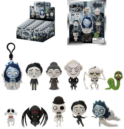 Corpse Bride 3D Foam Bag Clip Series 1 24ct PDQ Display