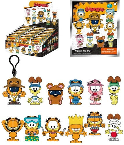 Garfield 3D Foam Bag Clip Series 2 24ct PDQ Display
