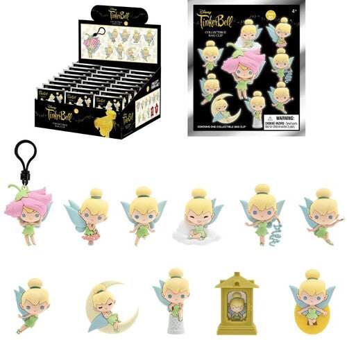 Tinker Bell 3D Foam Bag Clipi Series 80 24ct PDQ Display