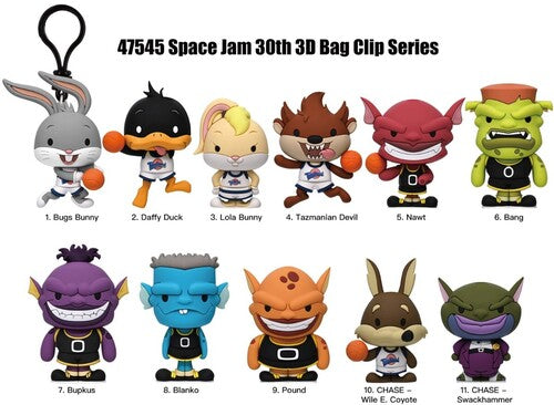 Space Jam 30th Anniversary 3D Foam Bag Clip Series 3 24ct PDQ Display