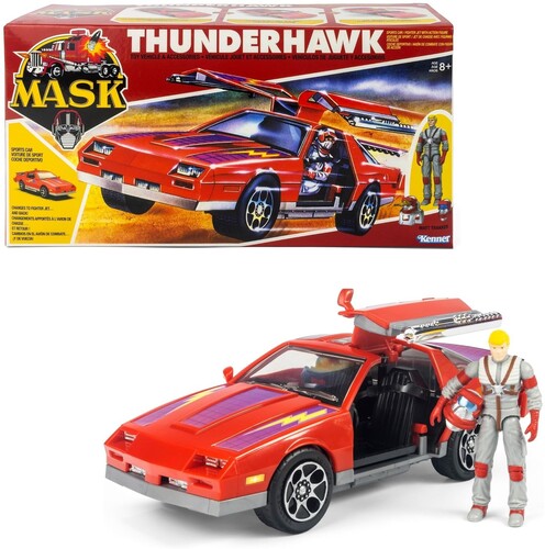 M.A.S.K. - Thunderhawk Vehicle & Figure Set (ECOMM packaging)