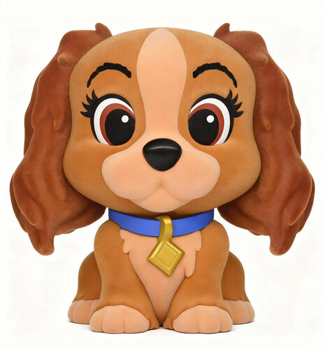 Disney Dogs - Figural PVC Bank - Lady (Flocked)