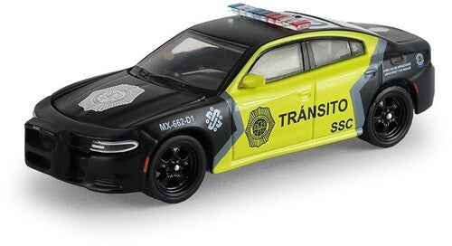 1:64 Hot Pursuit Series 2022 Dodge Charger - SSC Mexico City Traffic Control Police (Hobby Exclusive) Die-Cast Car