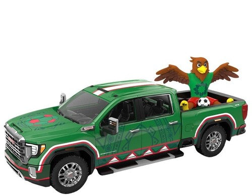 1:64 International Soccer Celebration 26 - 2022 GMC Sierra 3500 HD Mexico Tribute with Eagle Figurine (Hobby Exclusive) Die-Cast Car