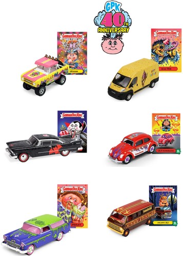 GreenLight Collectibles - 1:64 Garbage Pail Kids: Series 9 - 6pk Die-Cast Assortment (40th Anniversary)