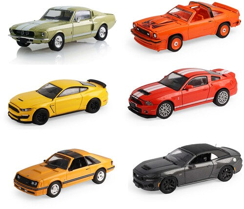 GreenLight Collectibles - 1:64 Mustang Stampede: Series 2 - 6pk Die-Cast Assortment
