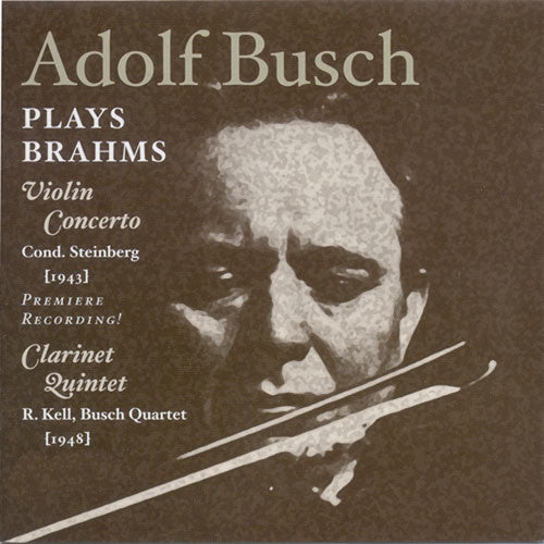 Brahms/ Busch/ Kell - Con VN (D Major)/QNT STR/CL (BM)