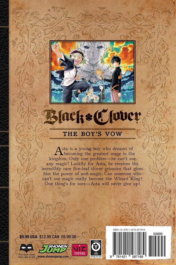 Black Clover, Vol. 1: The Boy's Vow