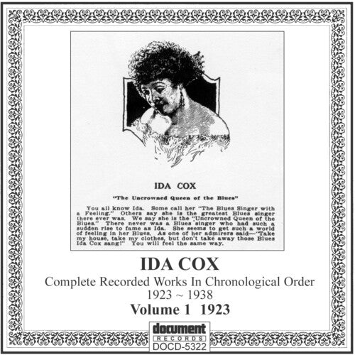 Ida Cox - Complete Recorded Works 1 (1923)