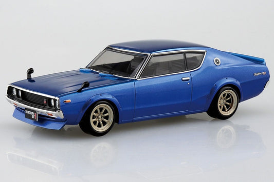 Aoshima The Snap Kit 1/32 Nissan C110 Skyline GT-R Custom (Metallic Blue)