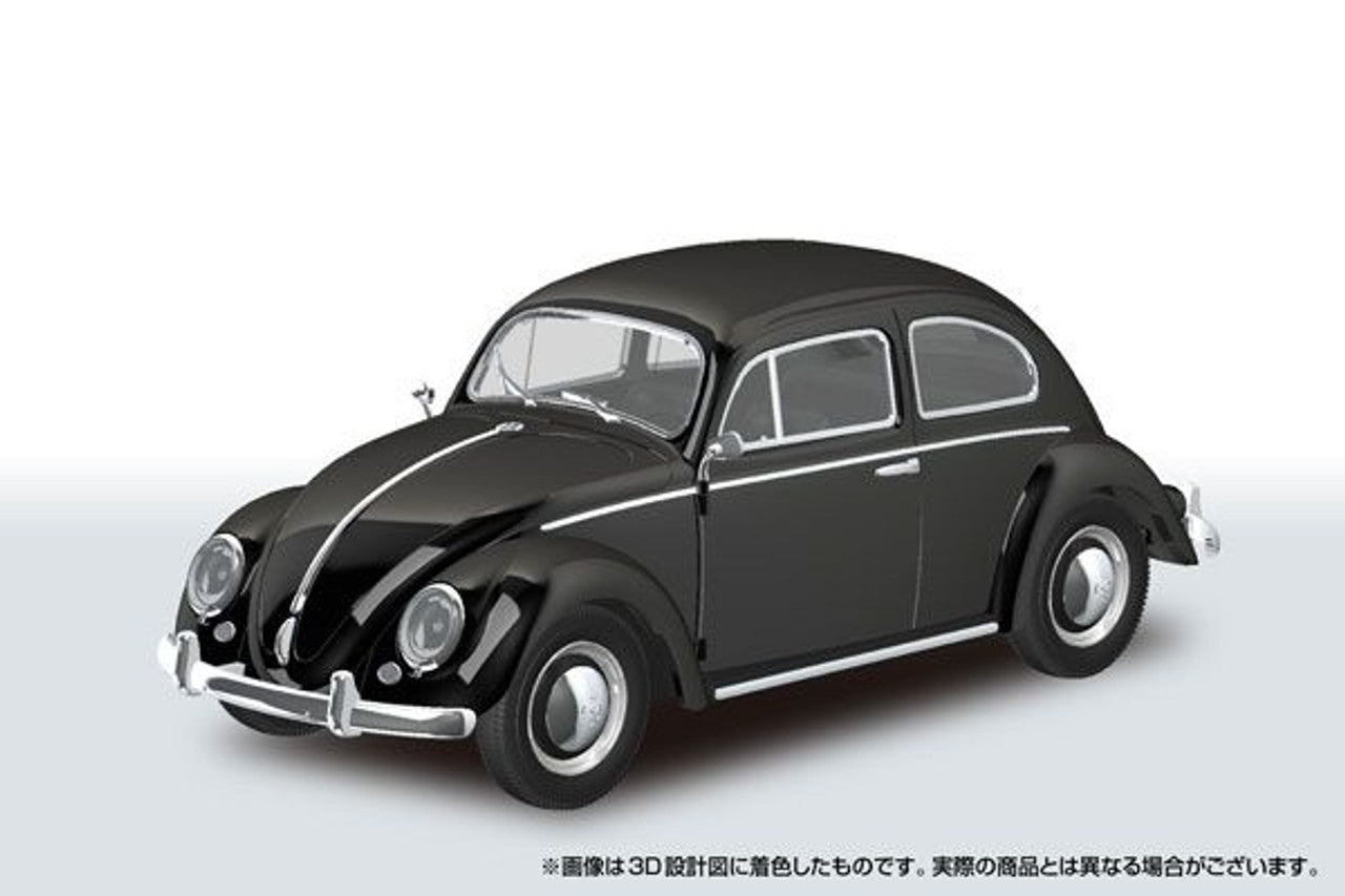 Aoshima 1/32 RakuPla Snap Kit No.20-BK Volkswagen Beetle (Black)