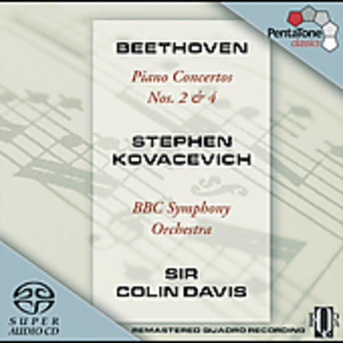 Beethoven/ Kovacevich/ Davis/ BBC So - Piano Concertos 2 & 4