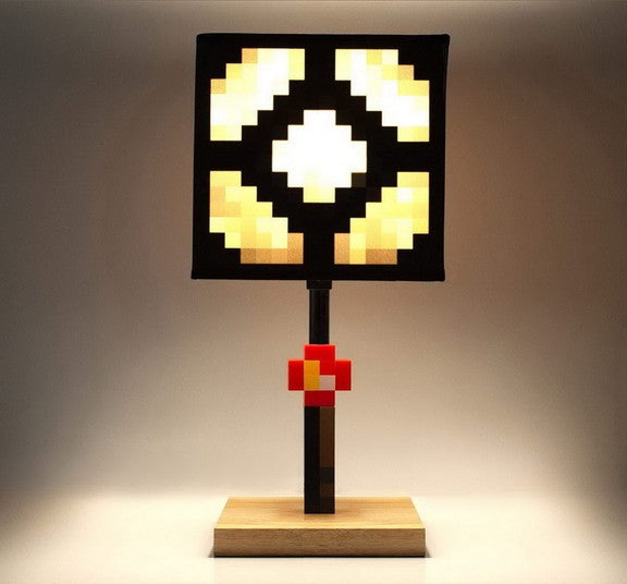 Minecraft Glowstone 14 Inch Corded Desk Lamp