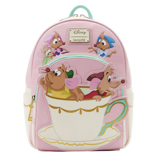 Loungefly Cinderella - Gus Gus And Jack Teacup Mini Backpack